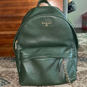 Michael Kors Slater Large Pebbled Leather Backpack